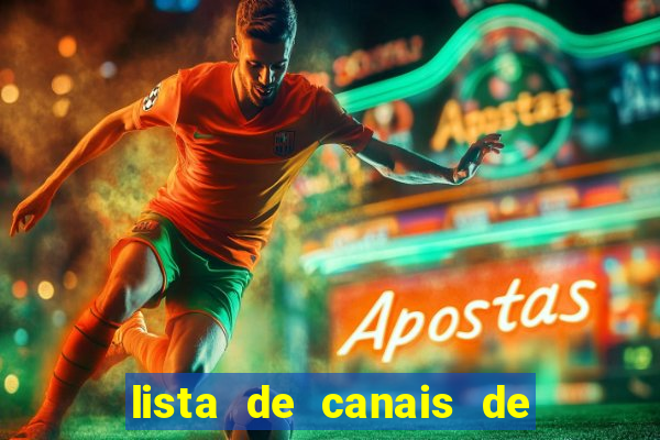 lista de canais de esporte iptv